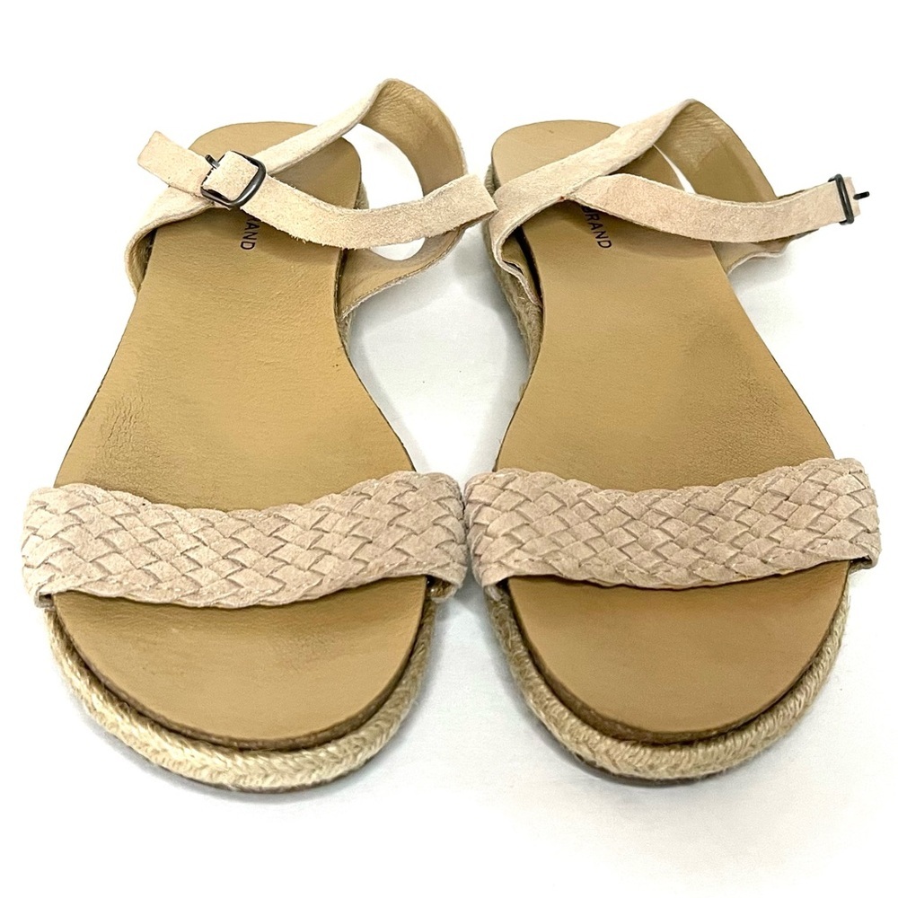 Lucky Brand Grecilyn Espadrille Strappy Ankle Sandals Sz 10